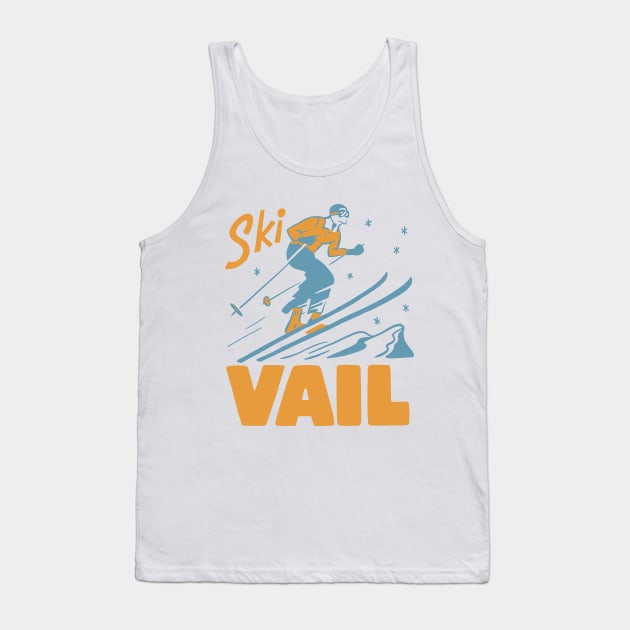 Ski Vail Colorado Tank Top by lorenklein